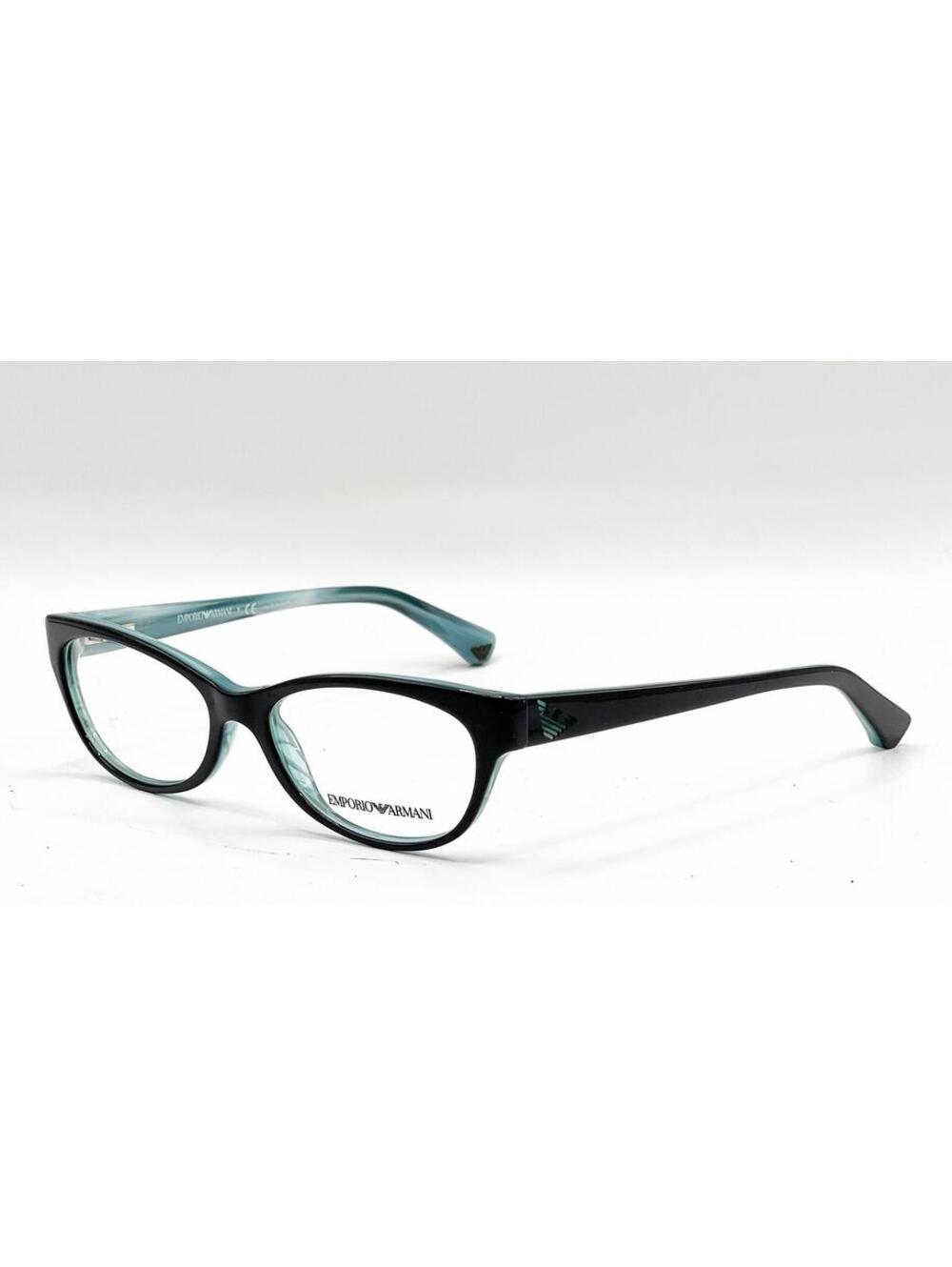 Emporio Armani Ea 3008 5052 Black Azure Variegated Eyeglasses 51-16-135